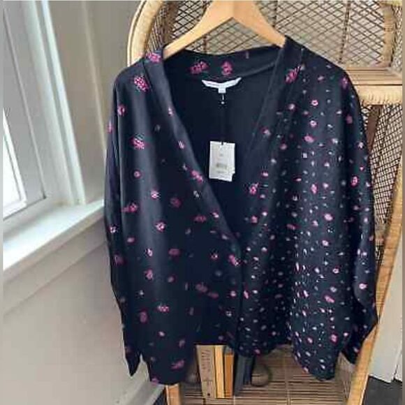 Hatch The Nines Floral Black Maternity Cardigan Womens NWT - Picture 1 of 4